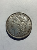 Lot 36, 1885 Morgan silver dollar, AU nice coin