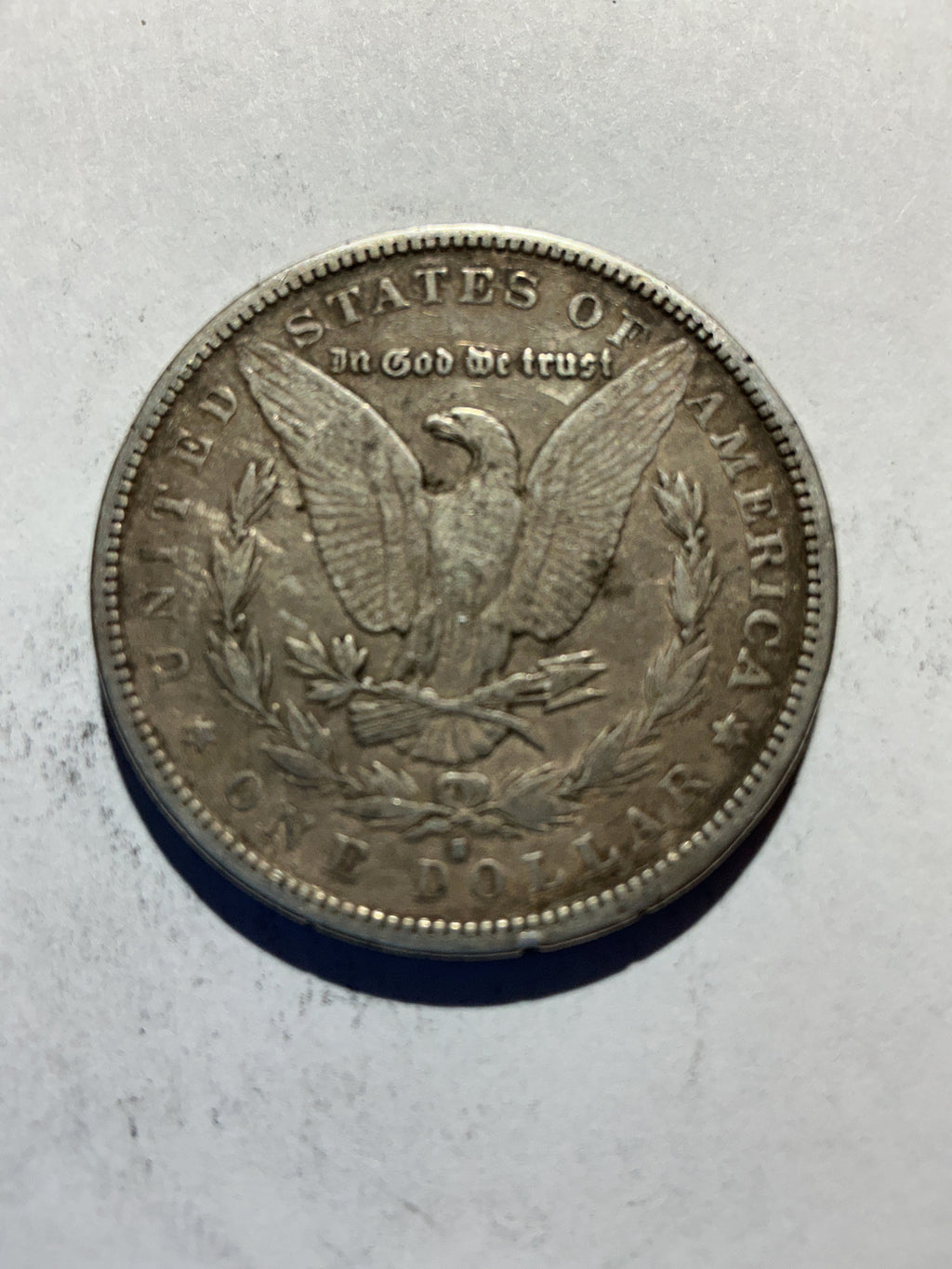 Lot 56, 1879 S Morgan silver dollar,
