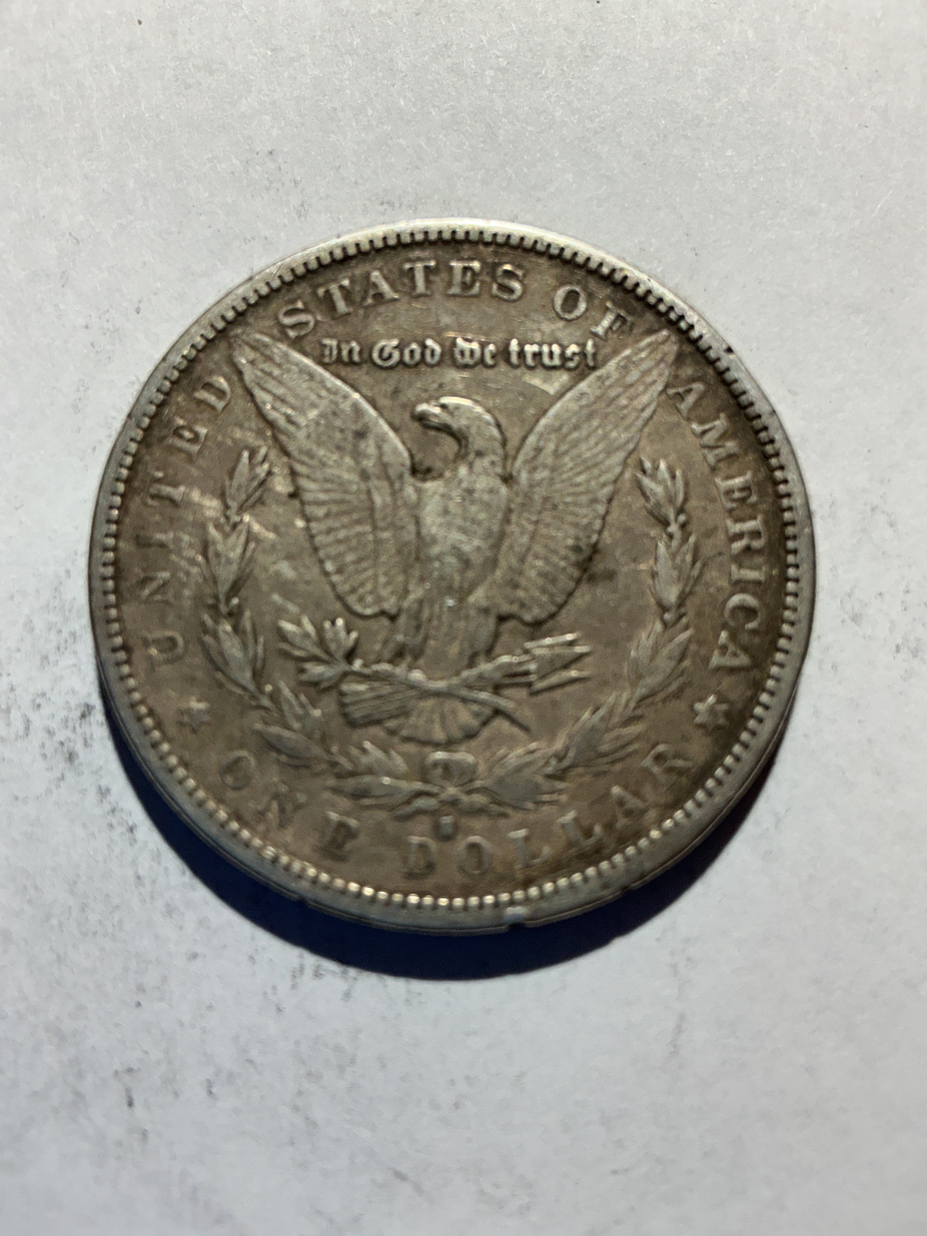 Lot 56, 1879 S Morgan silver dollar,