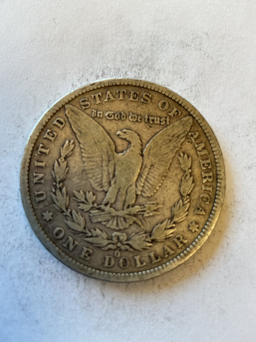 Lot 100, 1879 O Morgan silver dollar VG