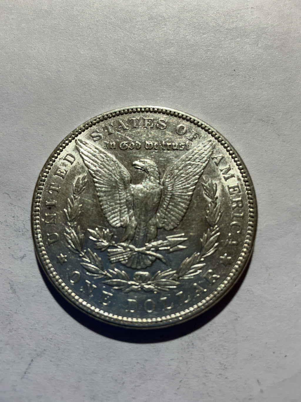 Lot 54, 1888 Morgan silver dollar, AU