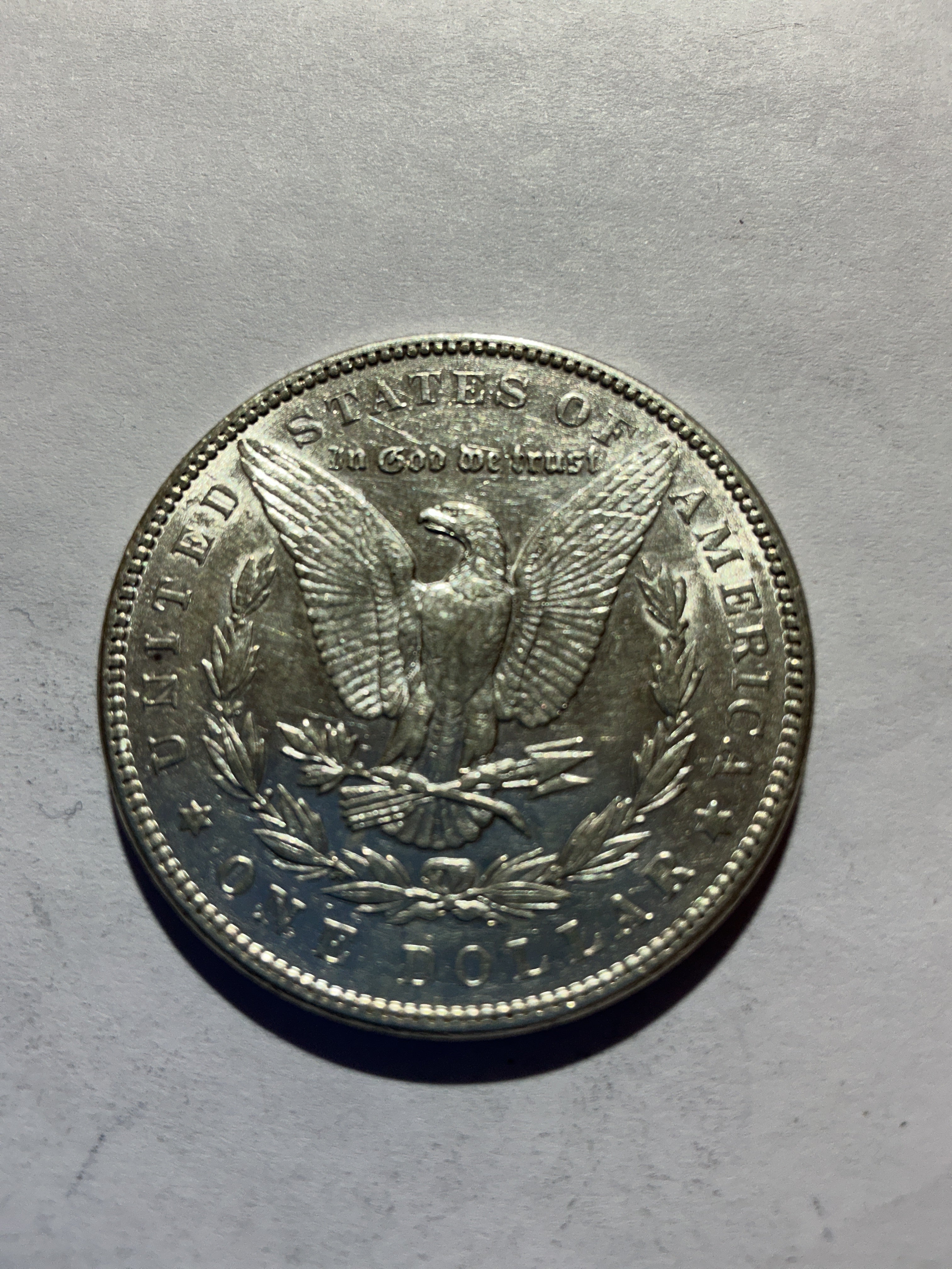 Lot 54, 1888 Morgan silver dollar, AU
