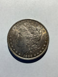 Lot 22, 1896 Morgan silver dollar, AU, nice coin