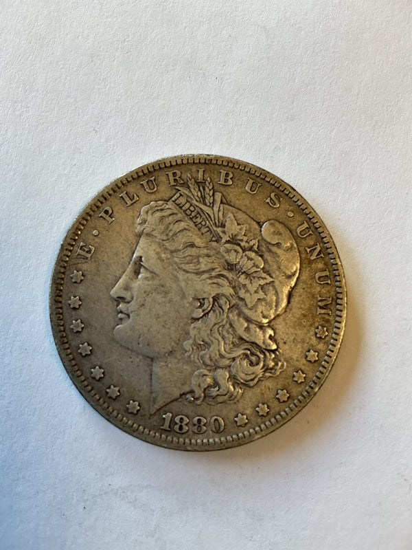 Lot 18 1880 O Morgan silver VF