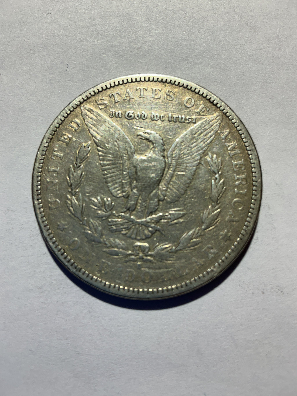 Lot 14, 1879 S Morgan silver dollar, VF