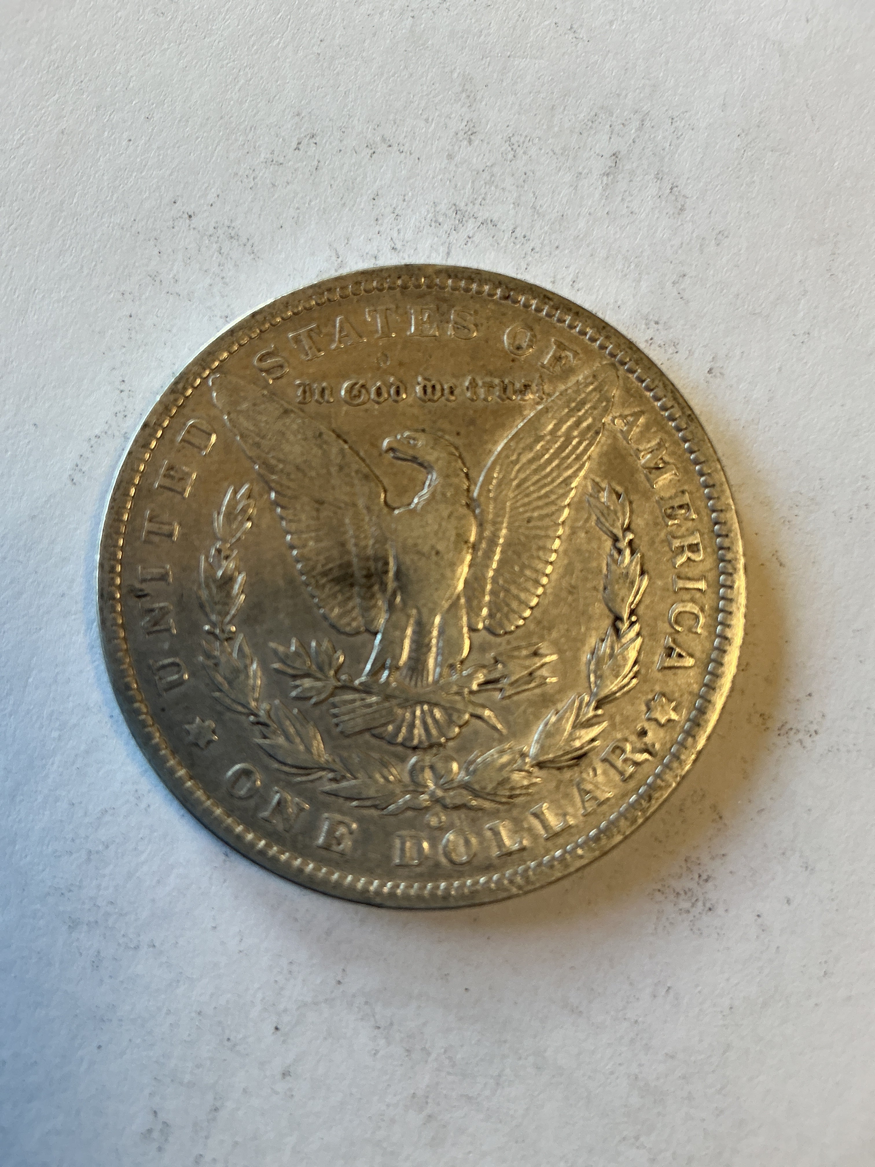 Lot 25 1886 O Morgan silver dollar, xf
