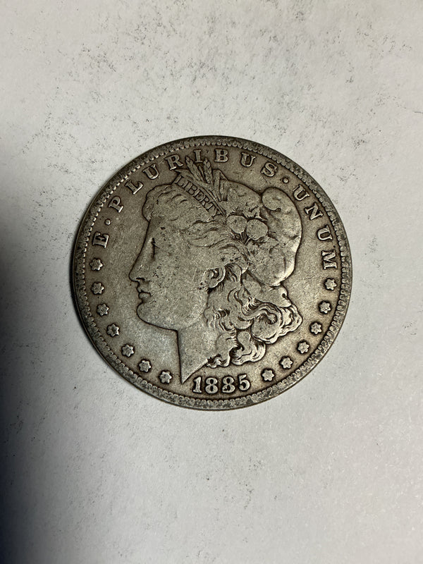 Lot 41, 1885 Morgan silver dollar