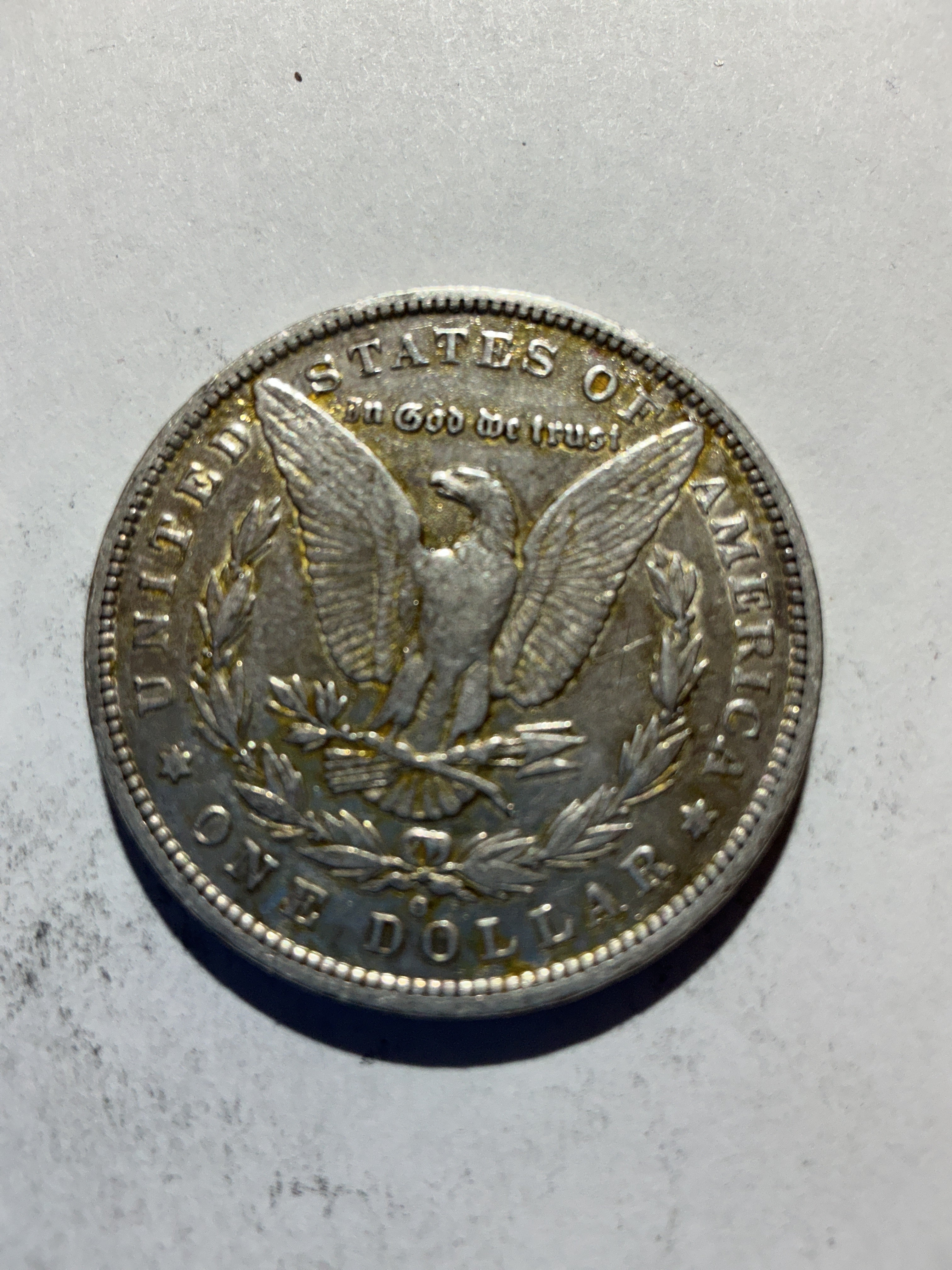 Lot 81, 1890 O Morgan silver dollar, vf
