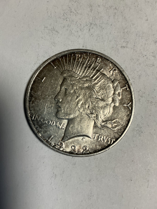 Lot 44, 1922 D Peace dollar