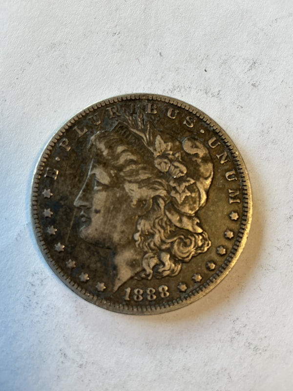 Lot 30 1888 O Morgan silver dollar, xf