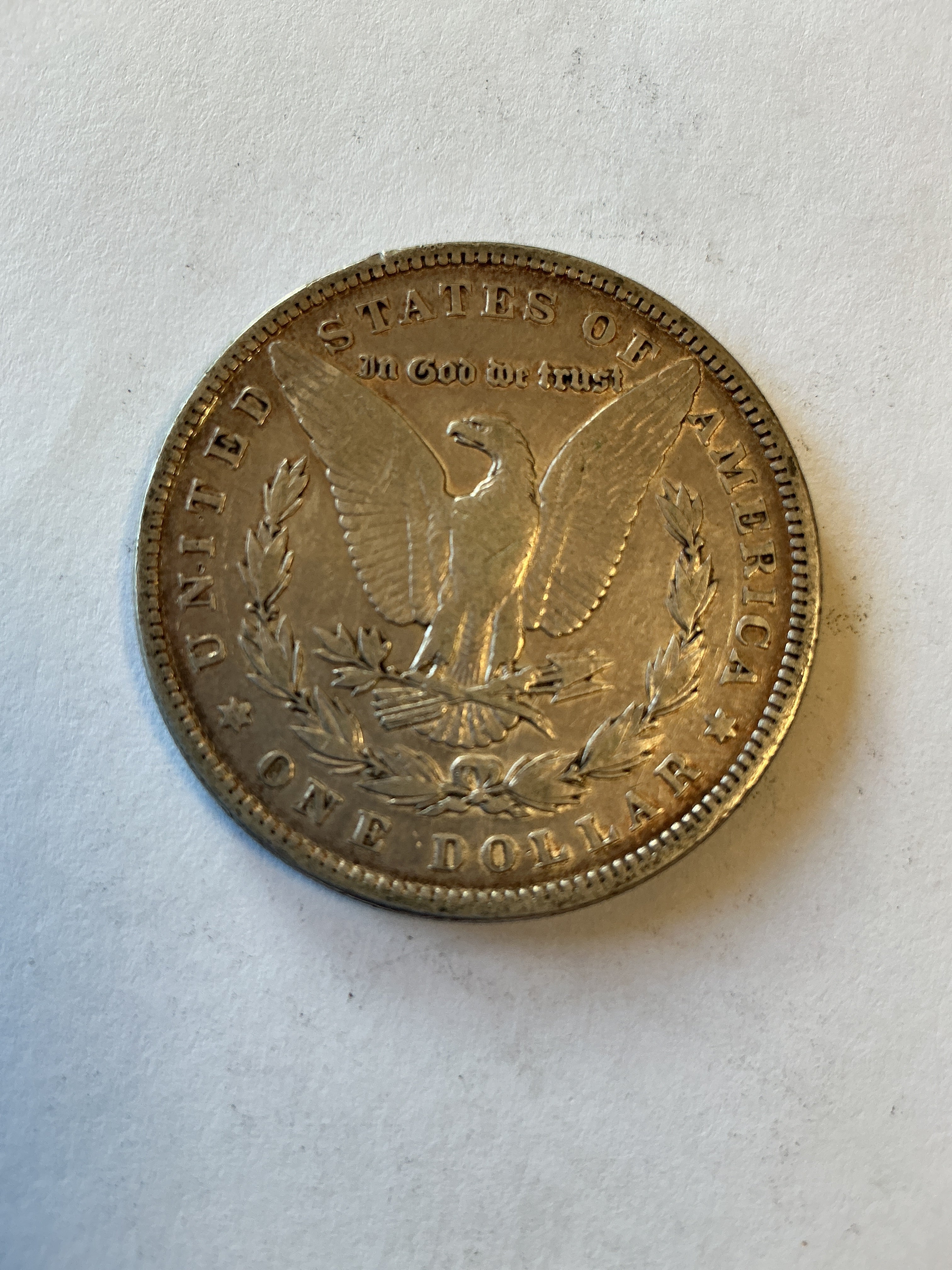 Lot 20 1879 Morgan silver dollar, XF