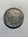 Lot 76, 1898 Morgan silver dollar, xf