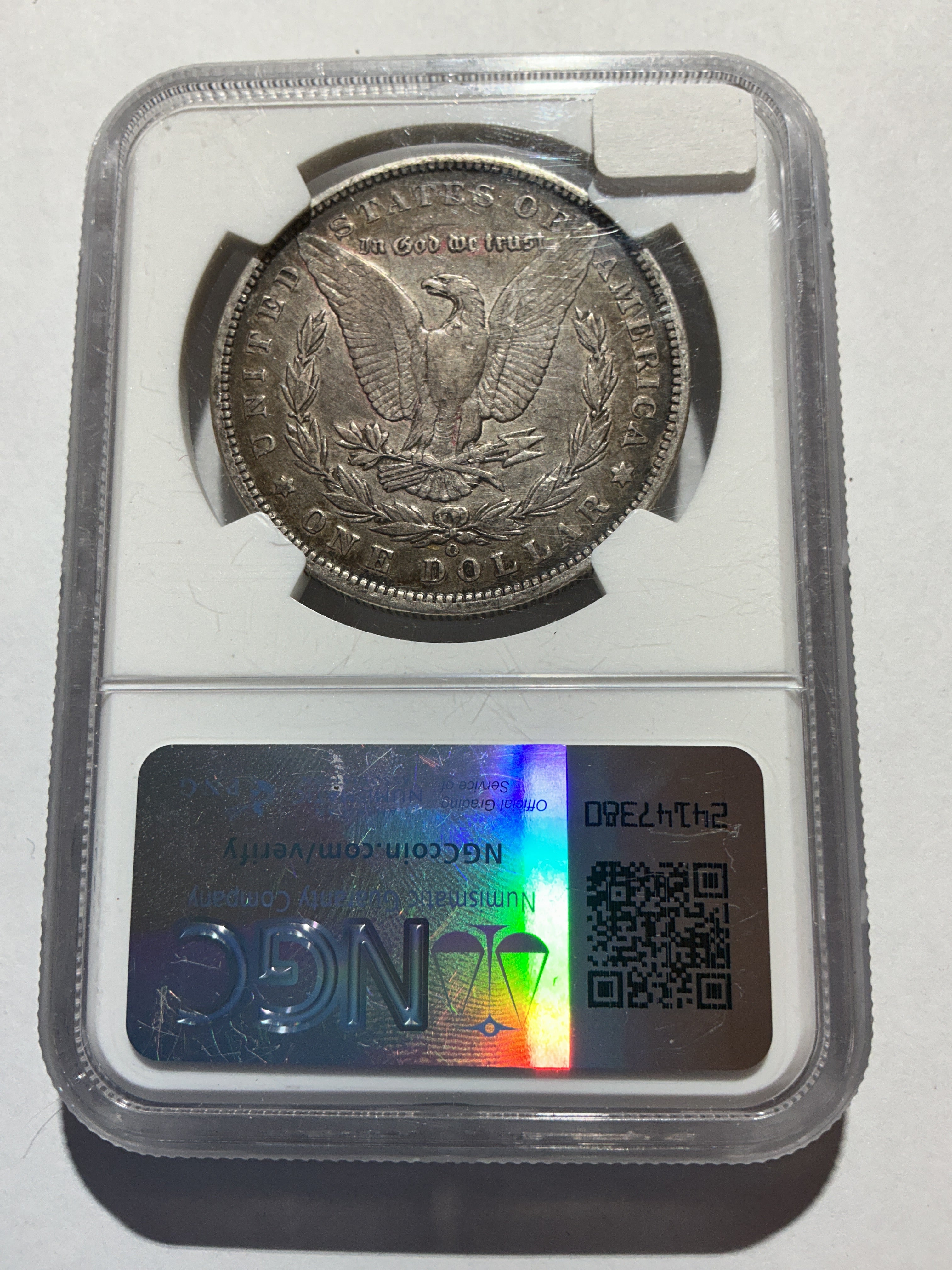 Lot 11, 1891 O, Morgan silver dollar, VF30