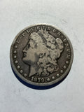 Lot 53, 1879 S Morgan silver dollar, f