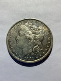 Lot 41, 1881 O Morgan silver dollar, AU