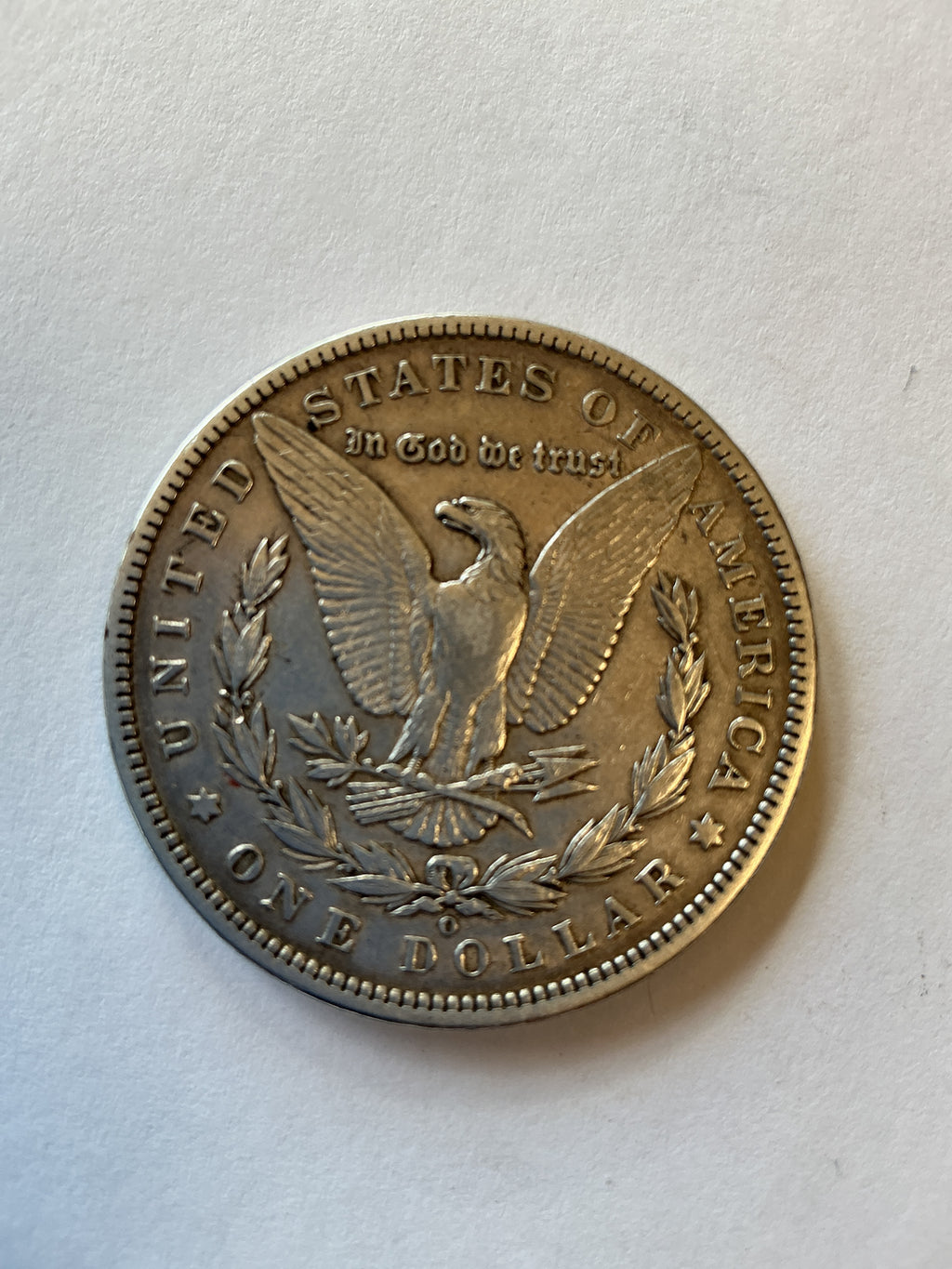 Lot 12, 1894 O Morgan silver dollar, XF