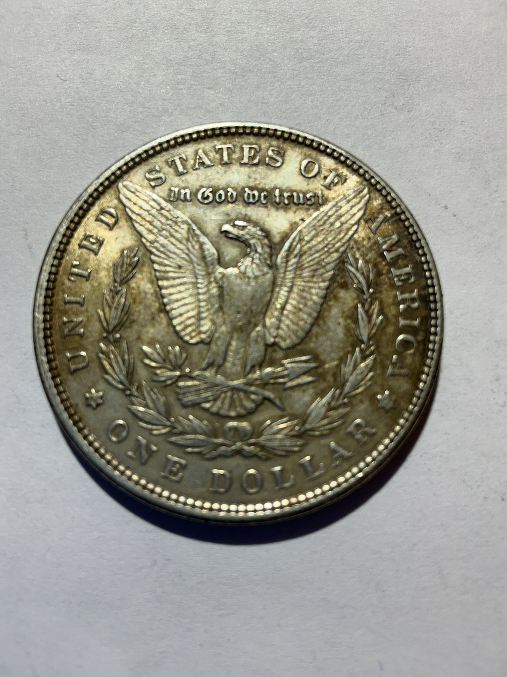Lot 17, 1900 Morgan silver dollar, xf