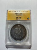 Lot 2, 1877 S Trade Dollar VF30