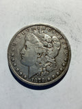 Lot 54, 1879 Morgan silver dollar, xf