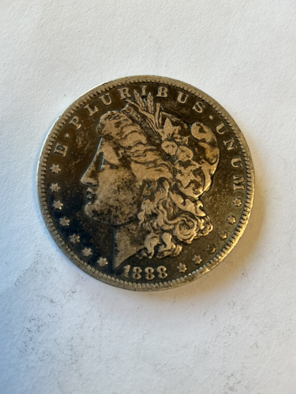 Lot 26 1888 O Morgan silver dollar, xf