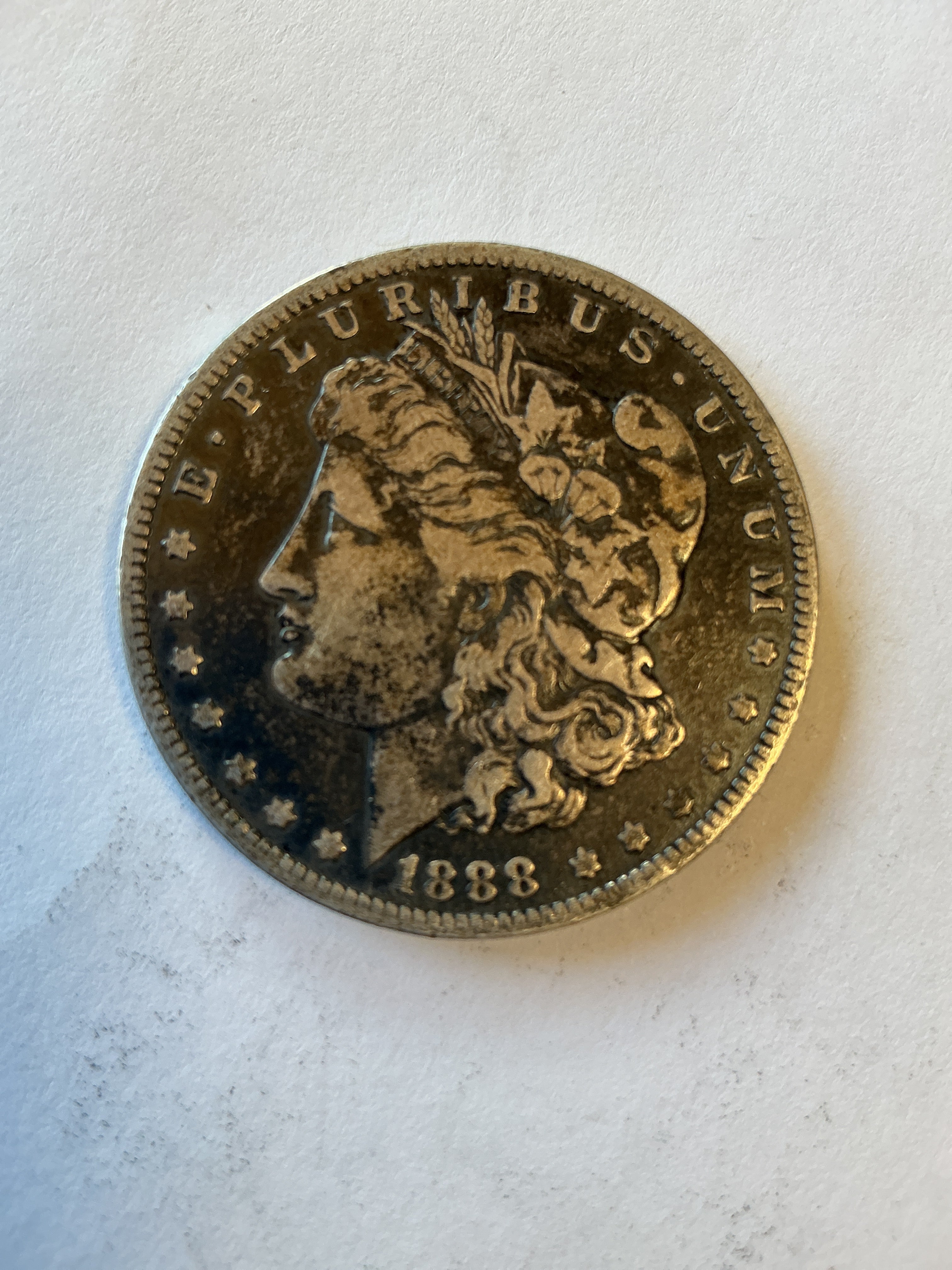 Lot 26 1888 O Morgan silver dollar, xf