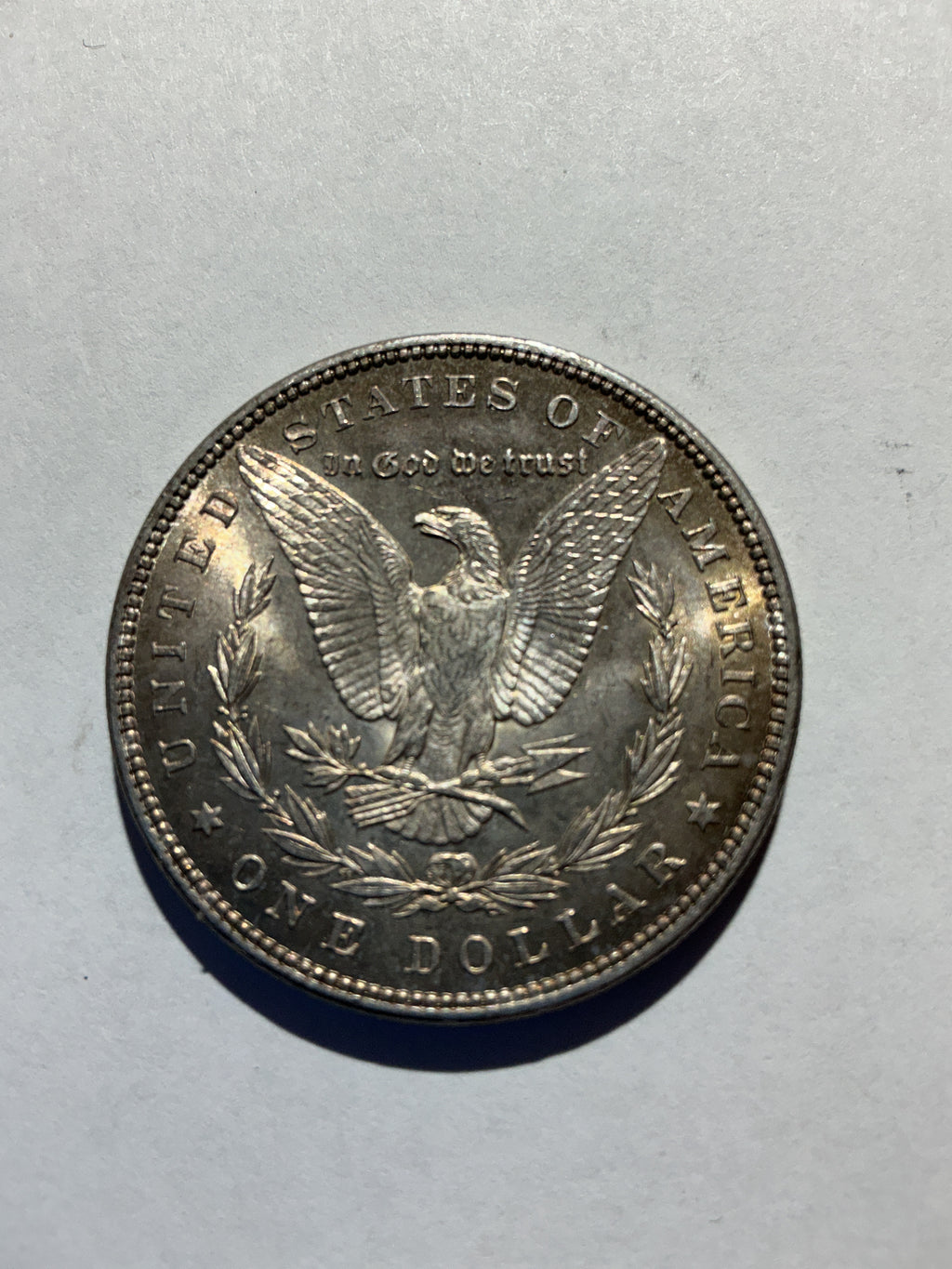Lot 22, 1896 Morgan silver dollar, AU, nice coin