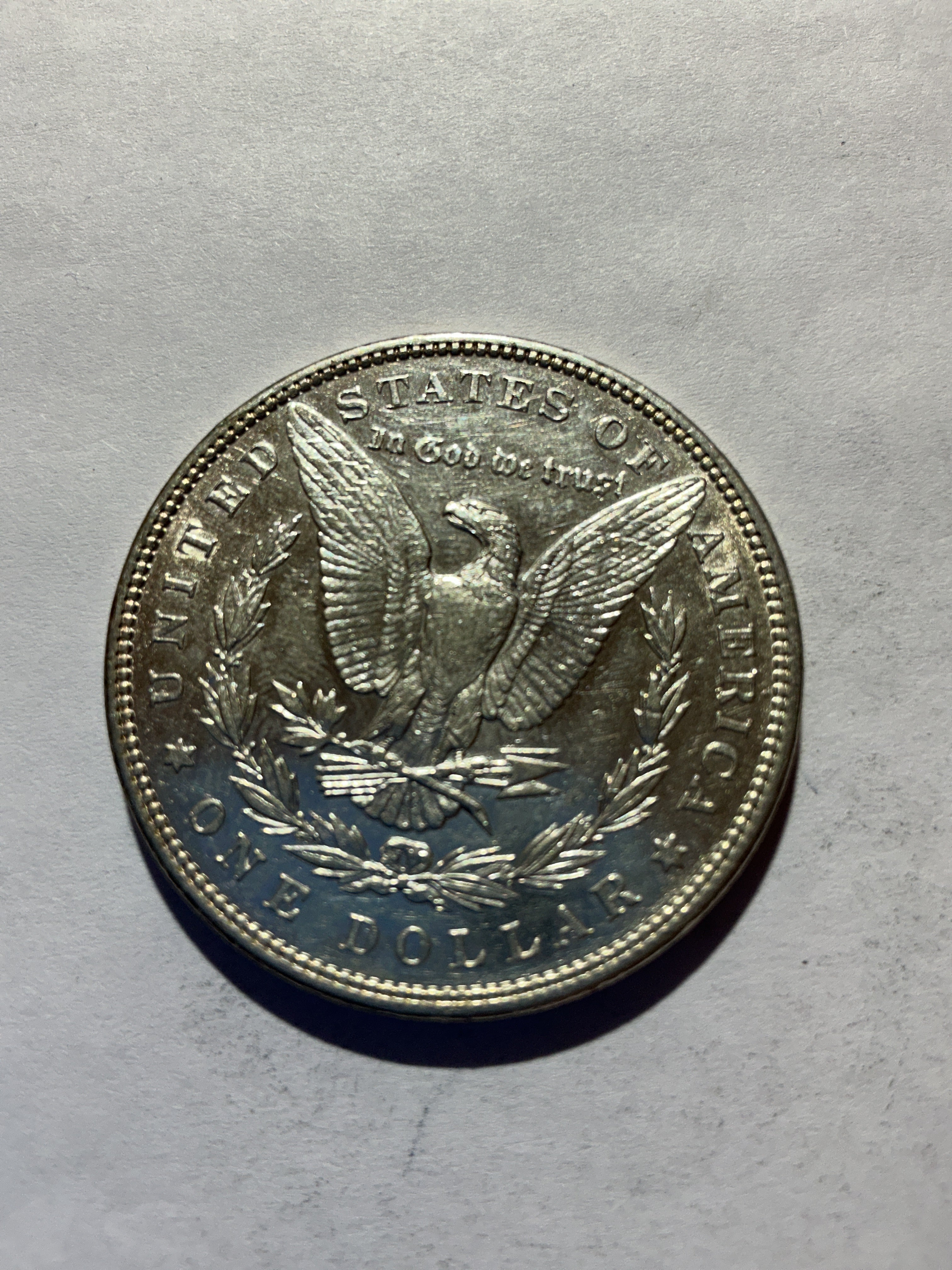 Lot 59, 1896 Morgan silver dollar, AU