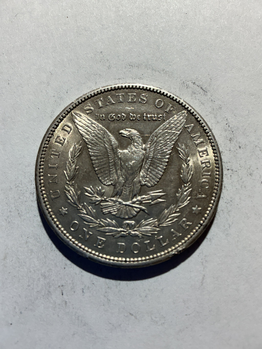 Lot 66, 1900 Morgan silver dollar, AU