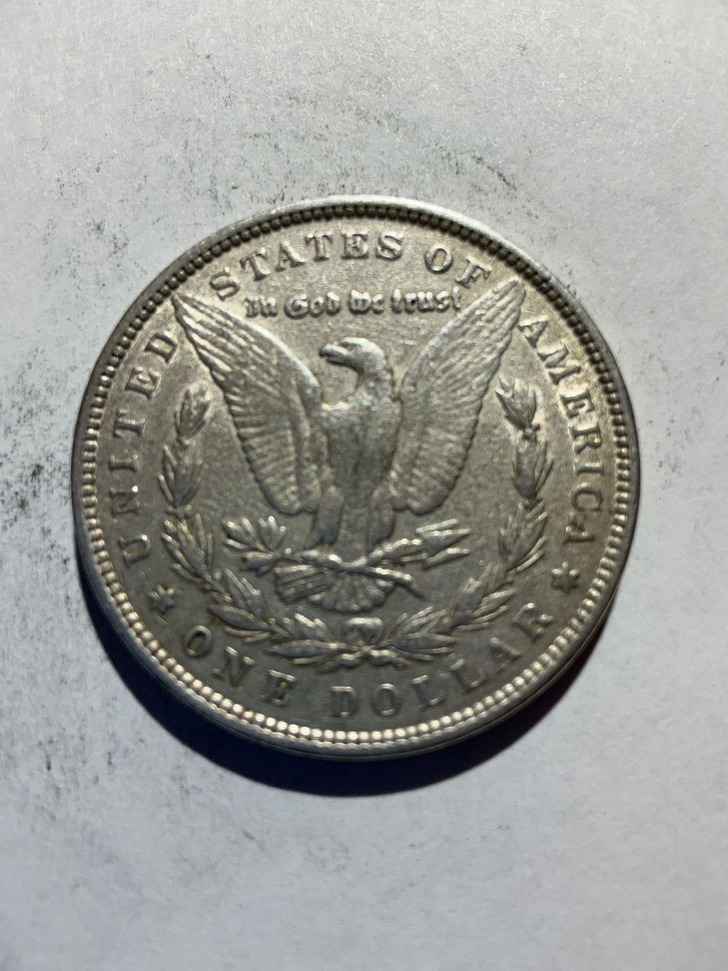 Lot 78, 1889 Morgan silver dollar, vf