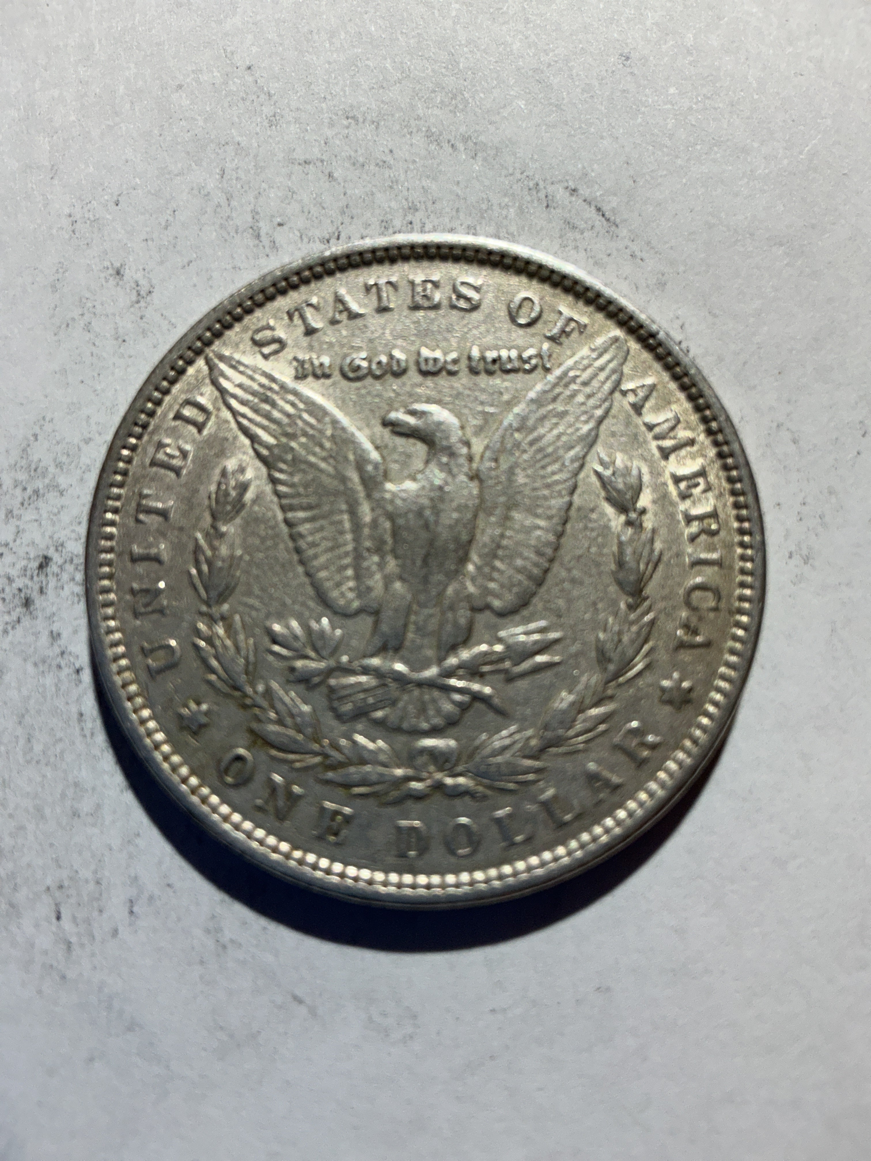 Lot 78, 1889 Morgan silver dollar, vf