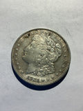 Lot 81,  1921 D Morgan silver dollar, AU