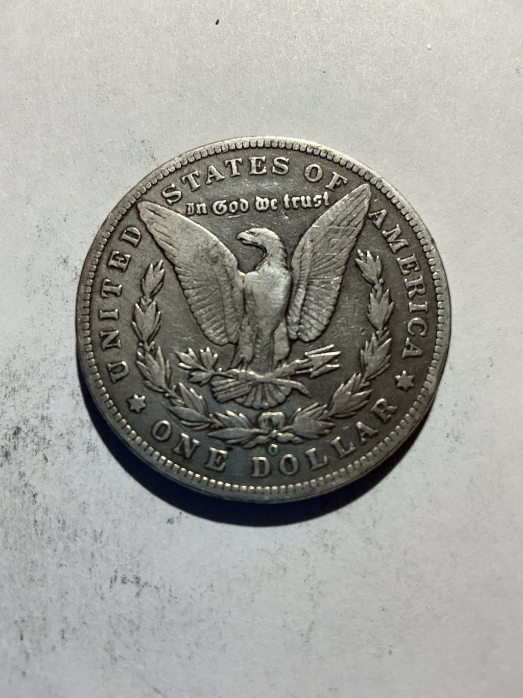 Lot 80, 1896 O Morgan silver dollar,vf