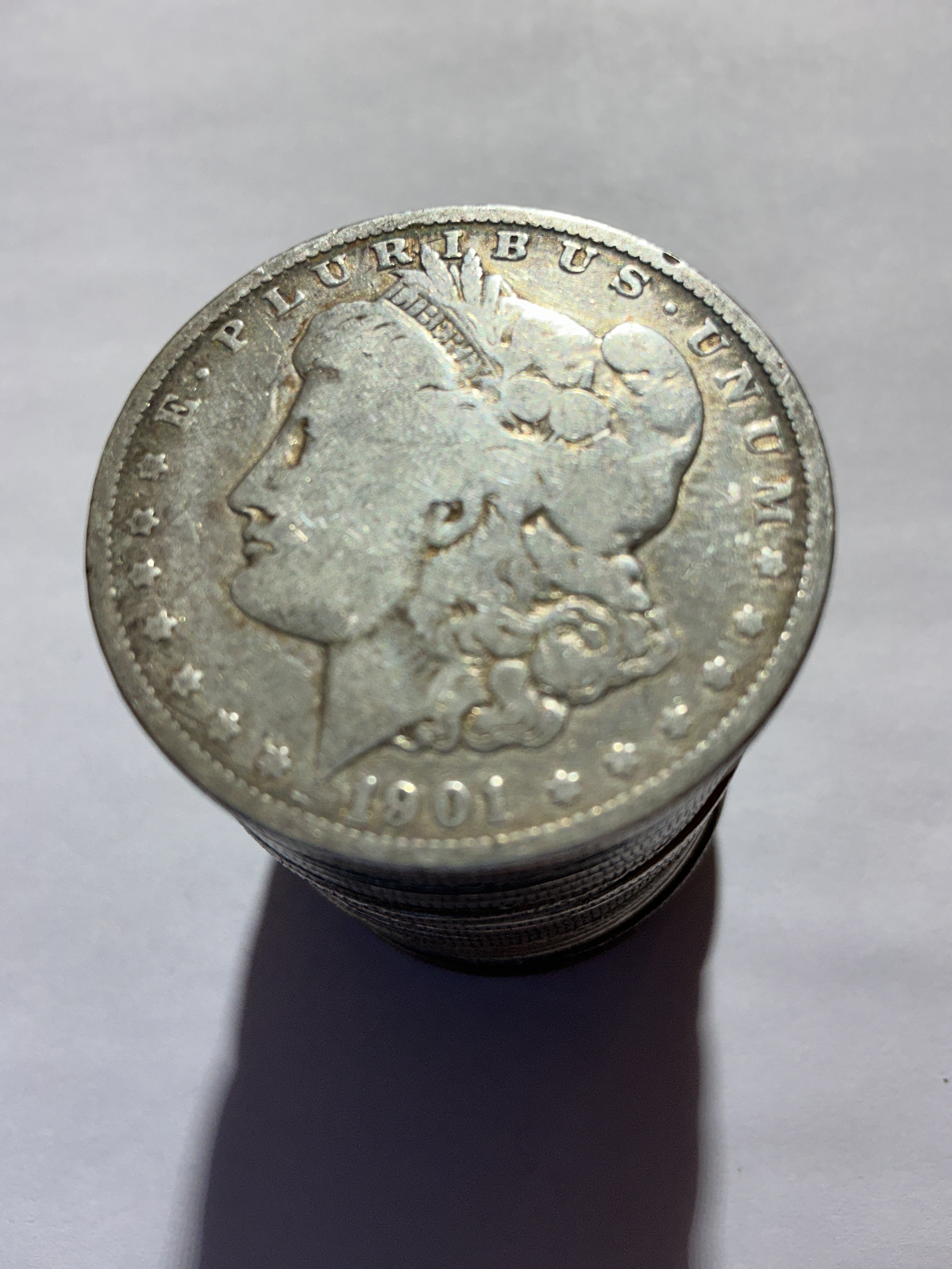 Lot 78, 20 Random year Morgan silver dollar, Random mintage, cull coins