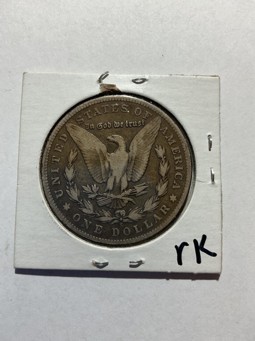 Lot 16, 1903 S, Morgan silver dollar, F low mintage