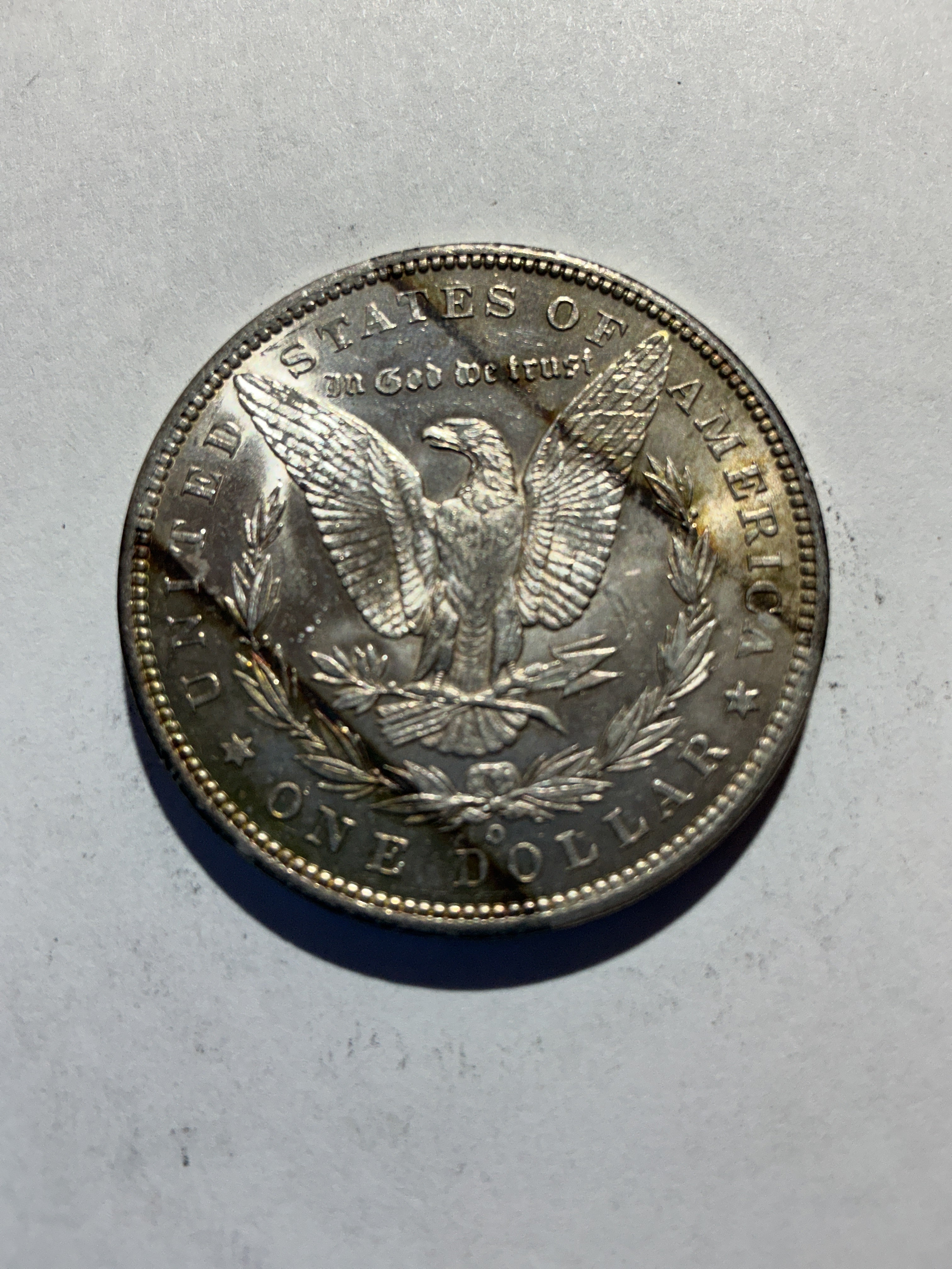 Lot 40, 1888 O Morgan silver dollar, AU