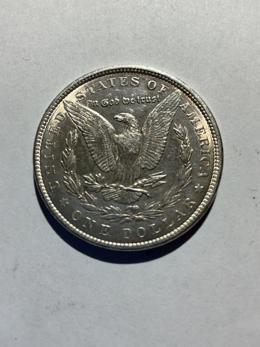 Lot 28, 1889 Morgan silver dollar ,xf