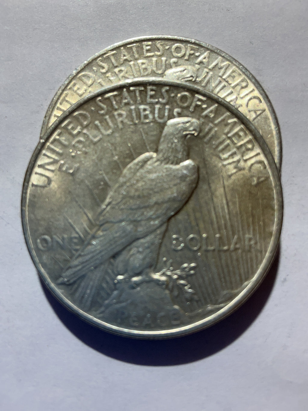 Lot 31, 1923 Peace dollar, AU