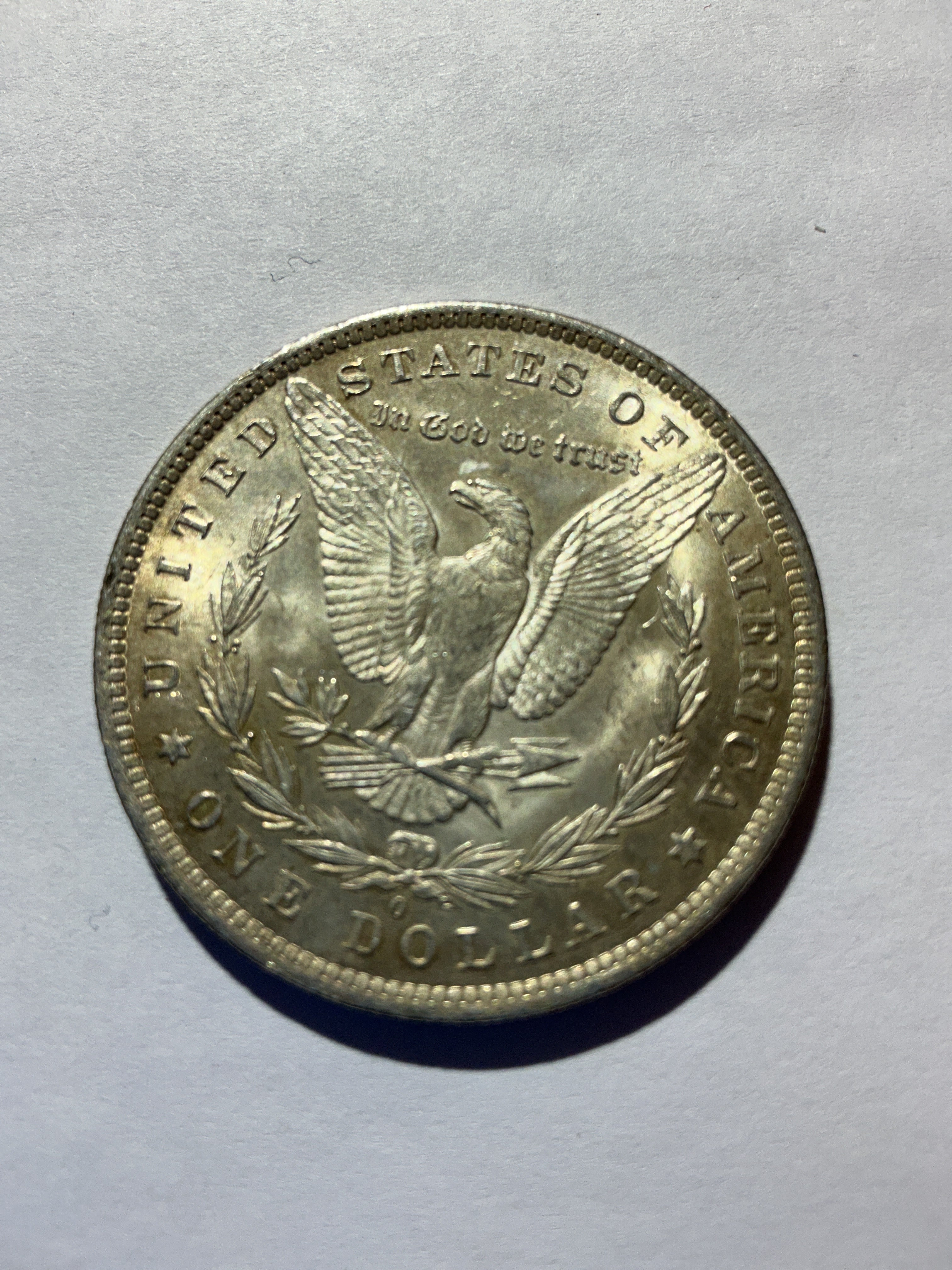 Lot 68, 1883 O Morgan silver dollar, BU