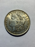 Lot 11, 1890 Morgan silver dollar, AU