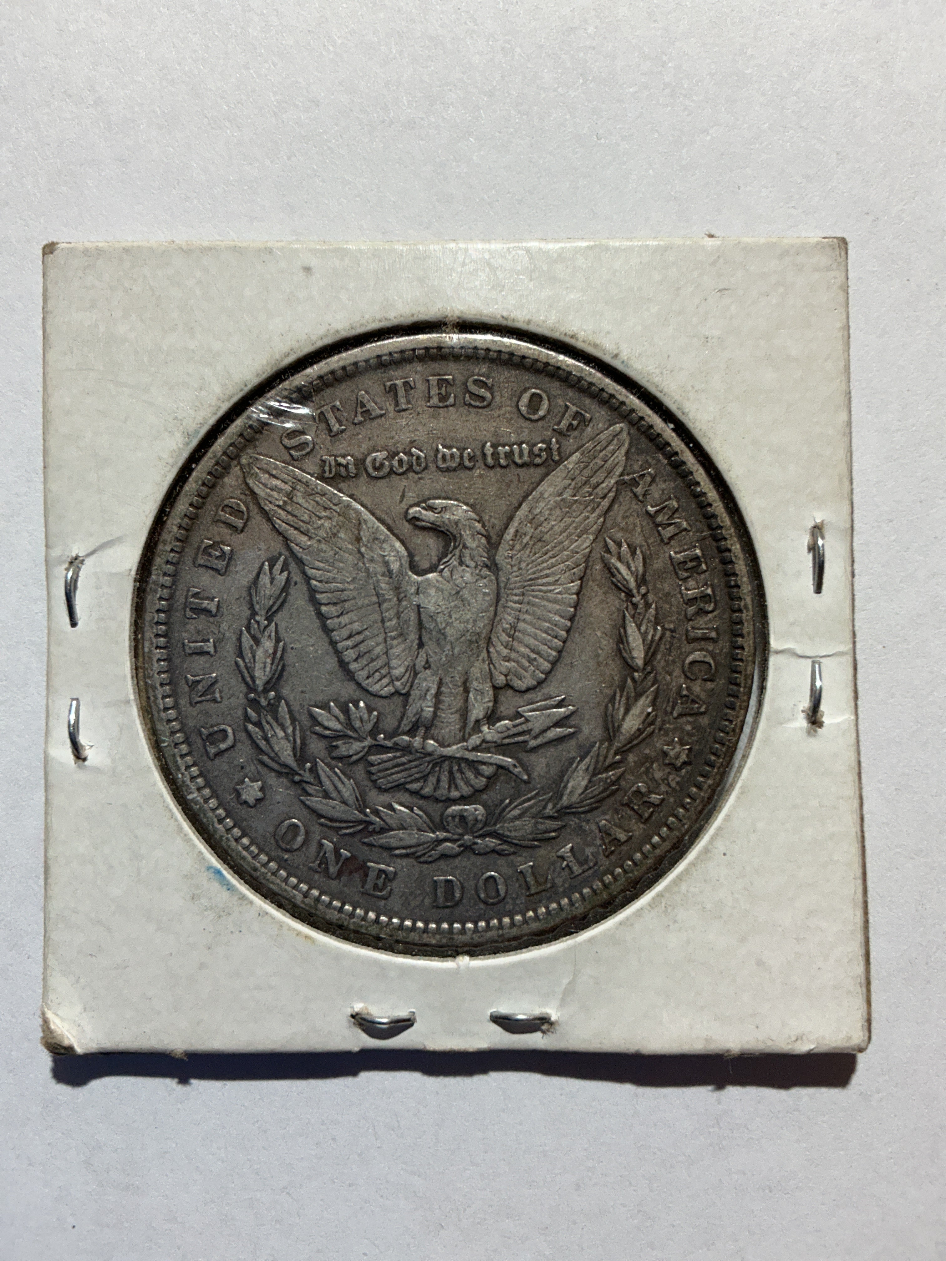 Lot 14, 1893 Morgan silver dollar, Xf , low mintage 378000