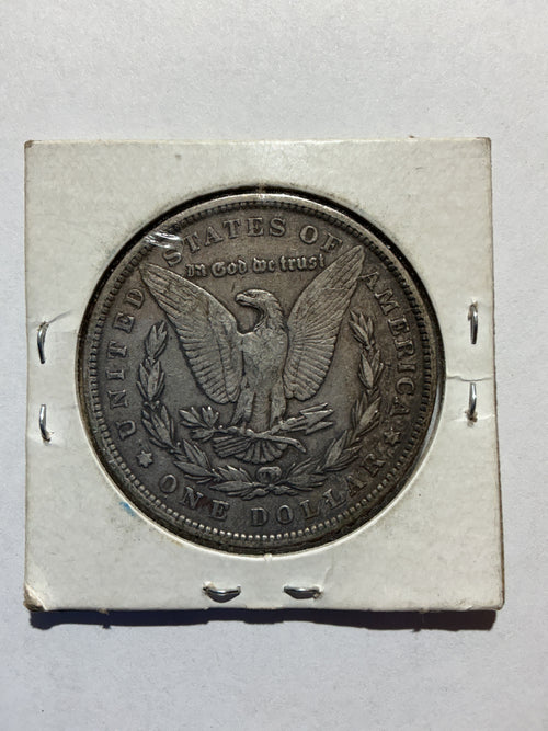 Lot 14, 1893 Morgan silver dollar, Xf , low mintage 378000
