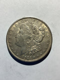 Lot 34, 1921 D Morgan silver dollar, AU