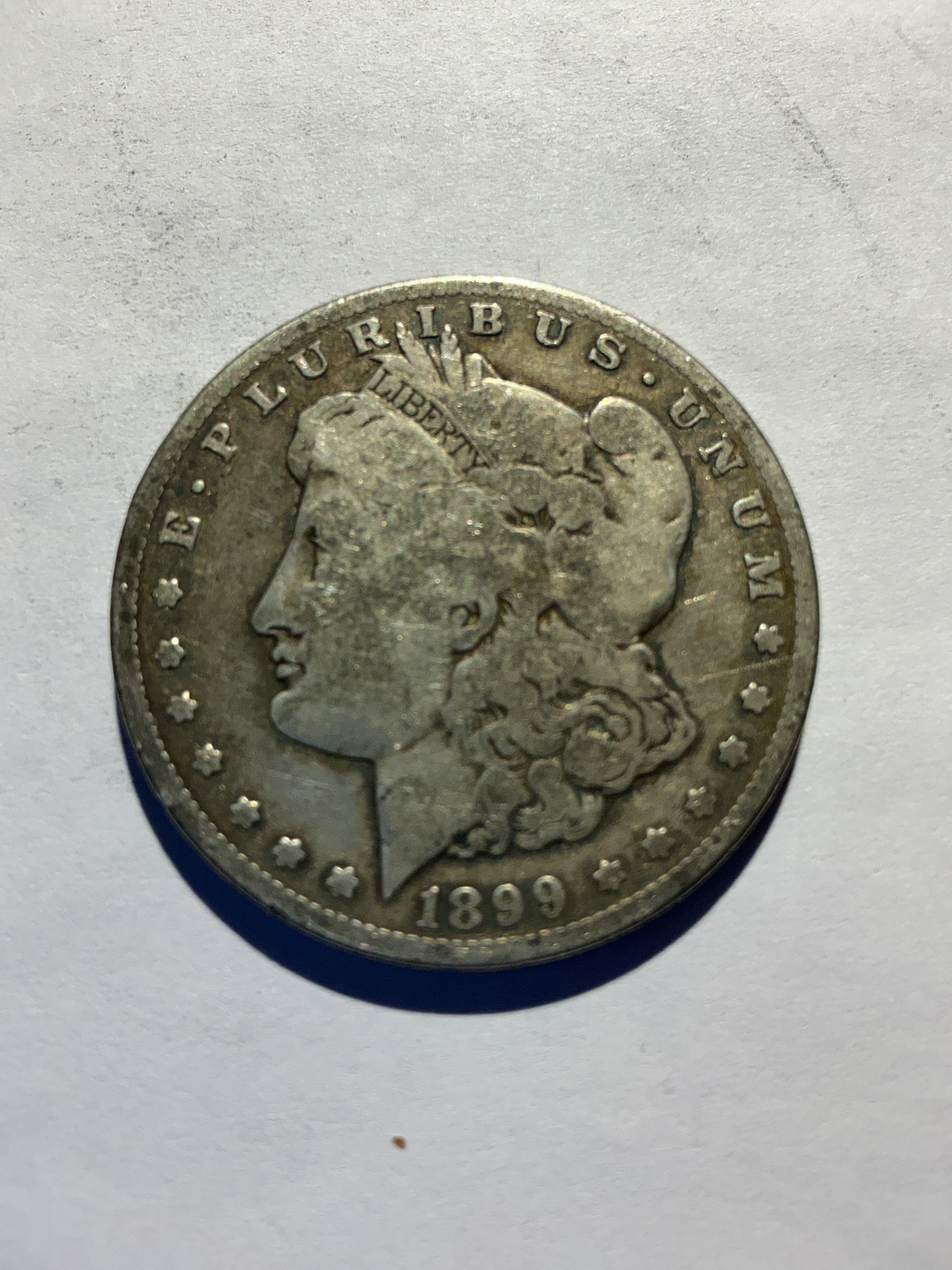 Lot 69, 1899 S Morgan silver dollar