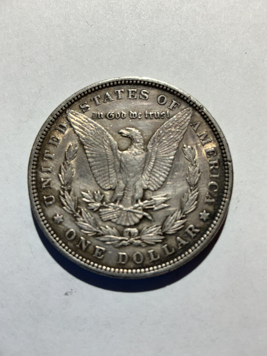 Lot 29, 1896 Morgan silver dollar, AU
