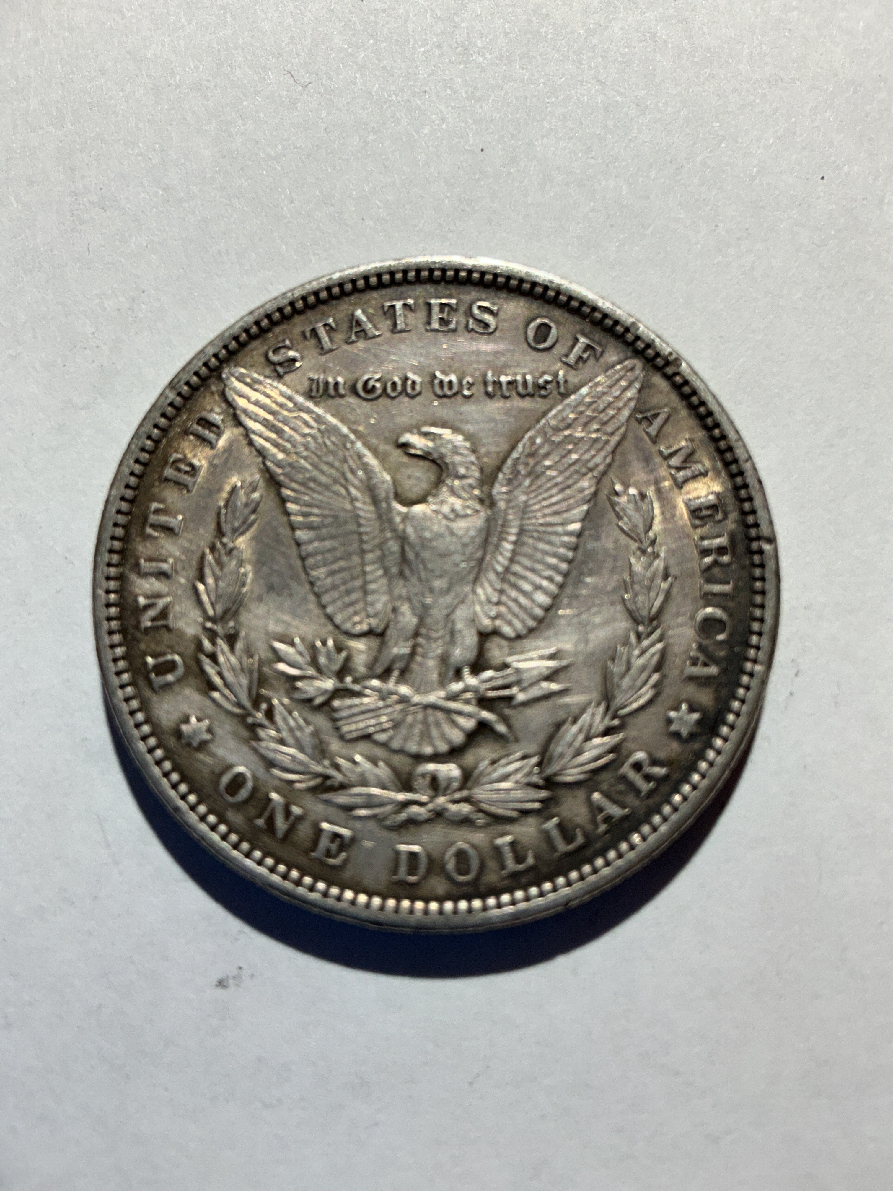 Lot 29, 1896 Morgan silver dollar, AU