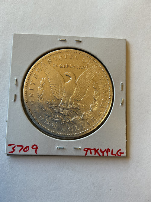 Lot 10, 1898 S Morgan silver dollar, XF