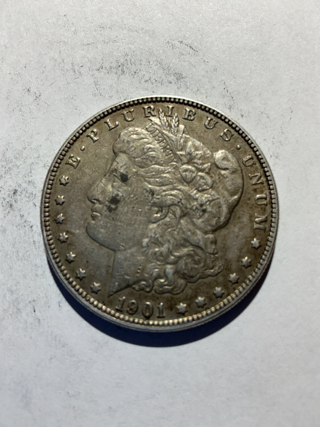 Lot 69, 1901 O Morgan silver dollar, xf