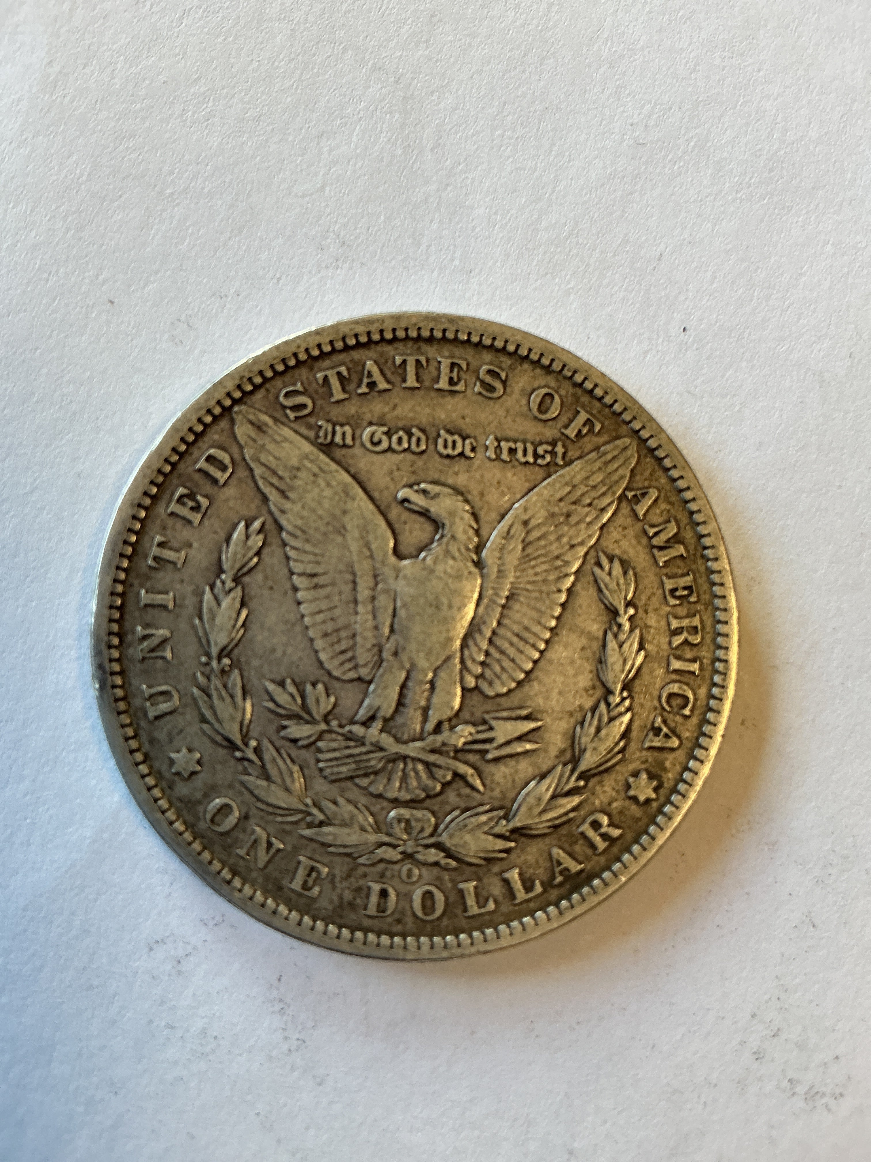 Lot 22 1900 O Morgan silver dollar, xf