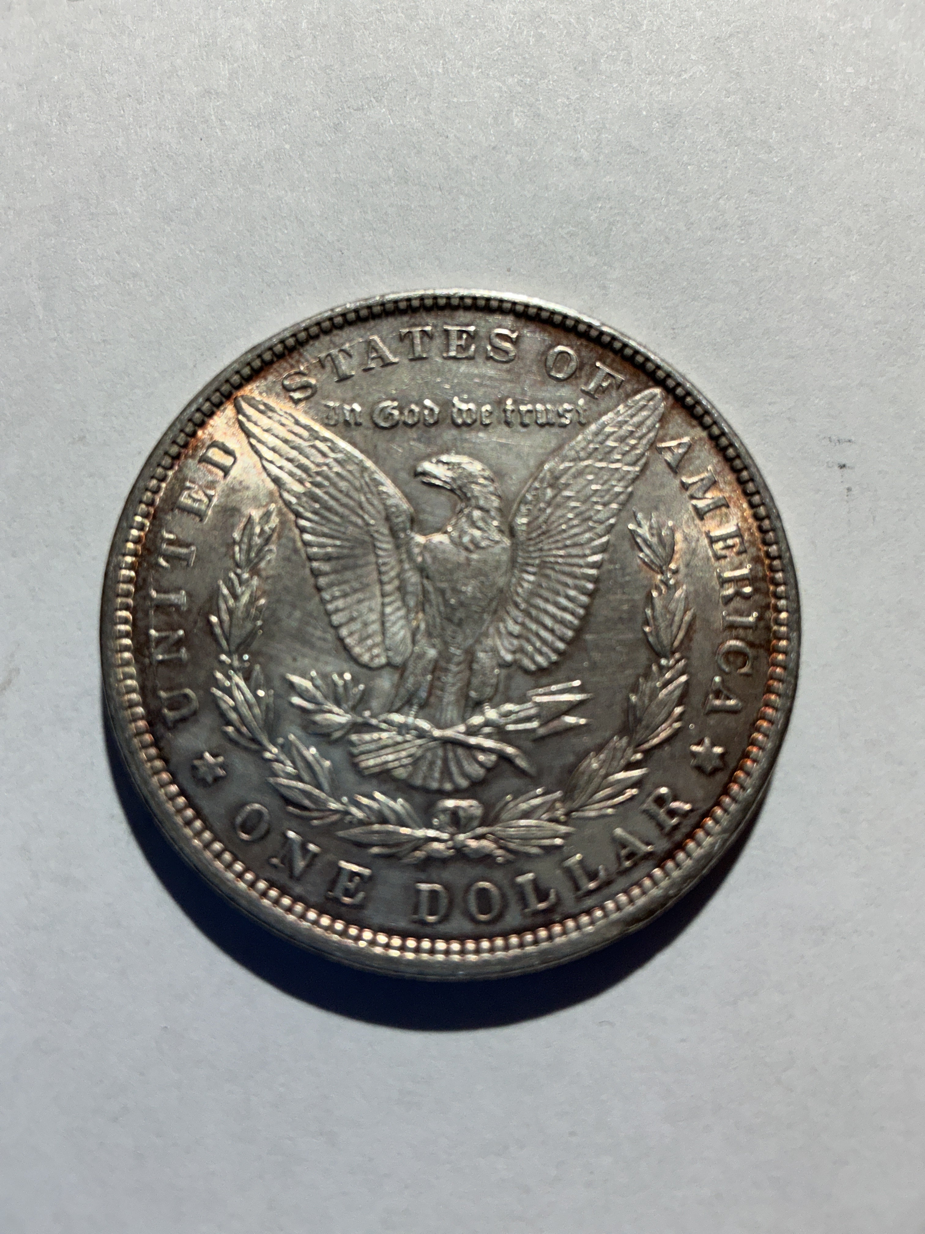 Lot 25, 1896 Morgan silver dollar, AU, nice coin
