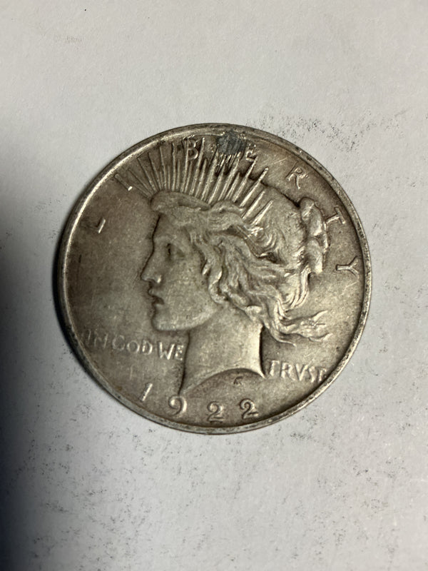 Lot 46, 1922 Peace dollar